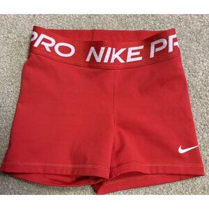 Nike Pro Women's 3” Compression Shorts University Red Size XS